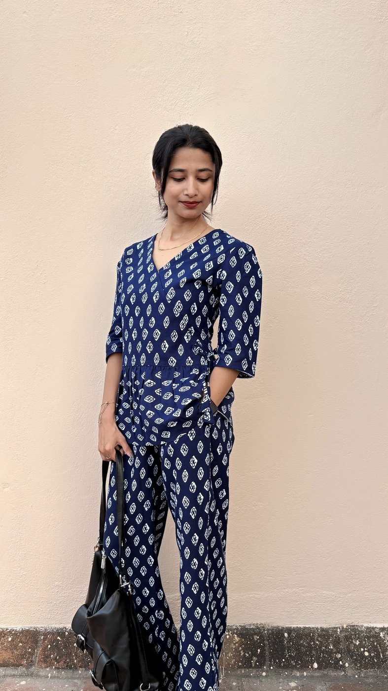 Midnight Bloom Co-ord Set